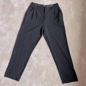 Forever 21 Black High Waisted Faux Suiting Pant